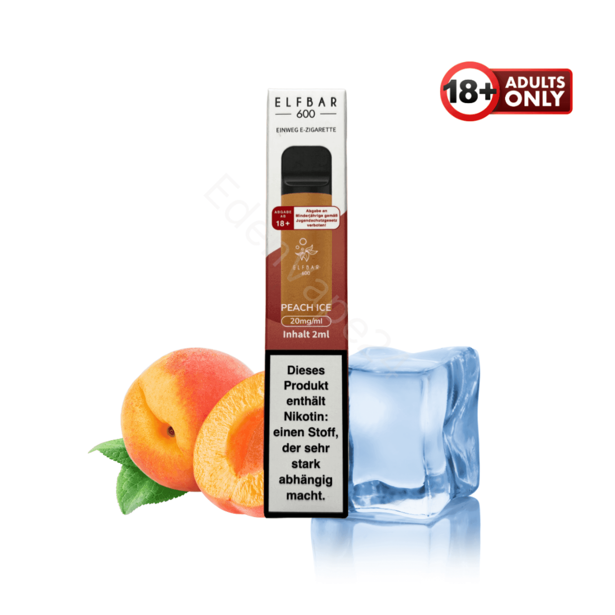 Elfbar 600 - Peach Ice - EdenVape24